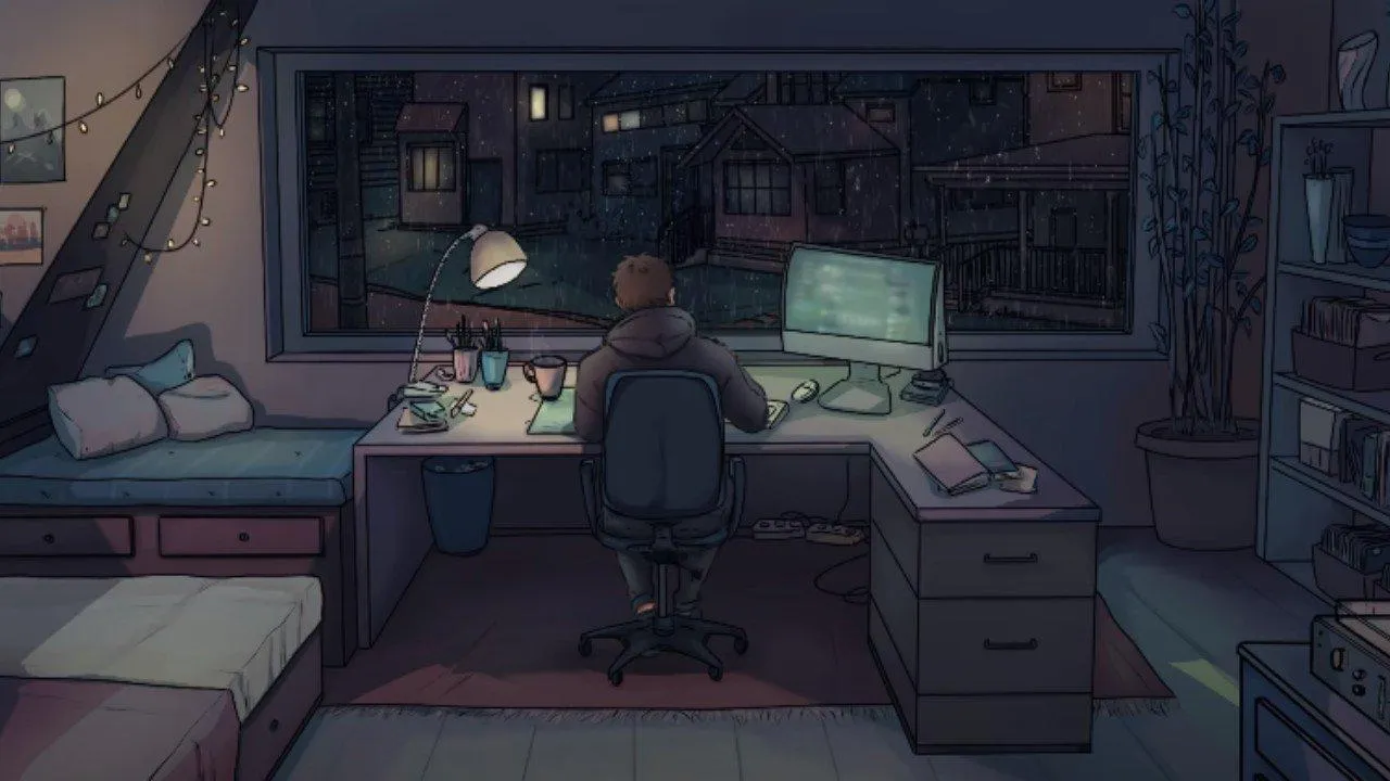 Lofi Study Wallpaper