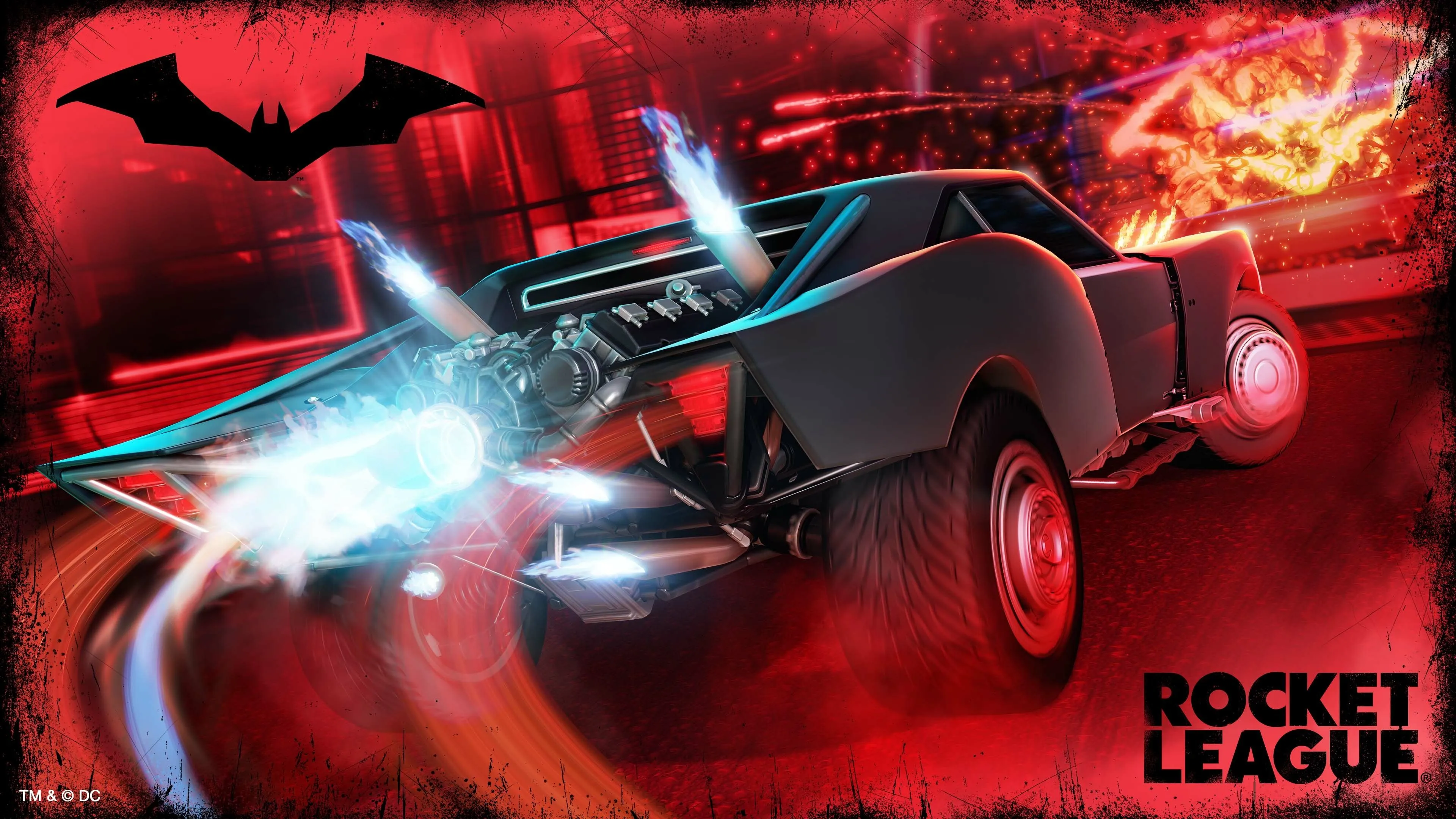 Rocket League HD The Batman Wallpaper, HD Games 4K Wallpaper, Image and Background
