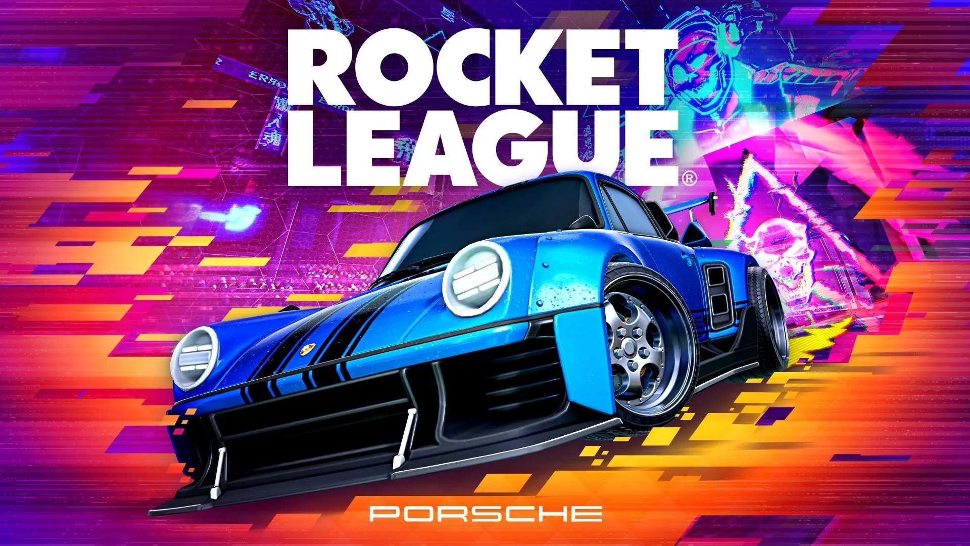 Rocket League Wallpaper 4K, Porsche 911 Turbo