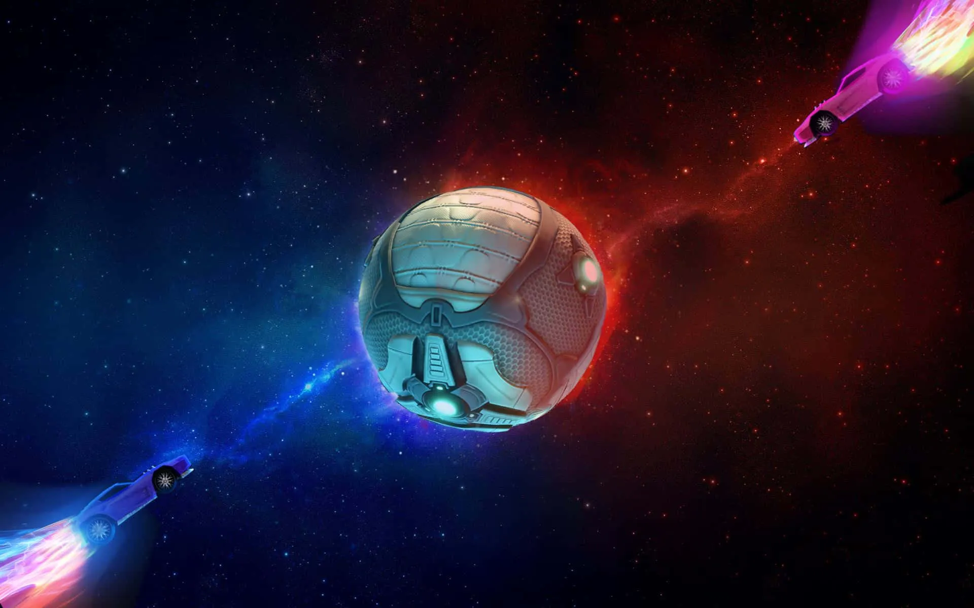 Download Watch the Rocket League Desktop Action Wallpaper