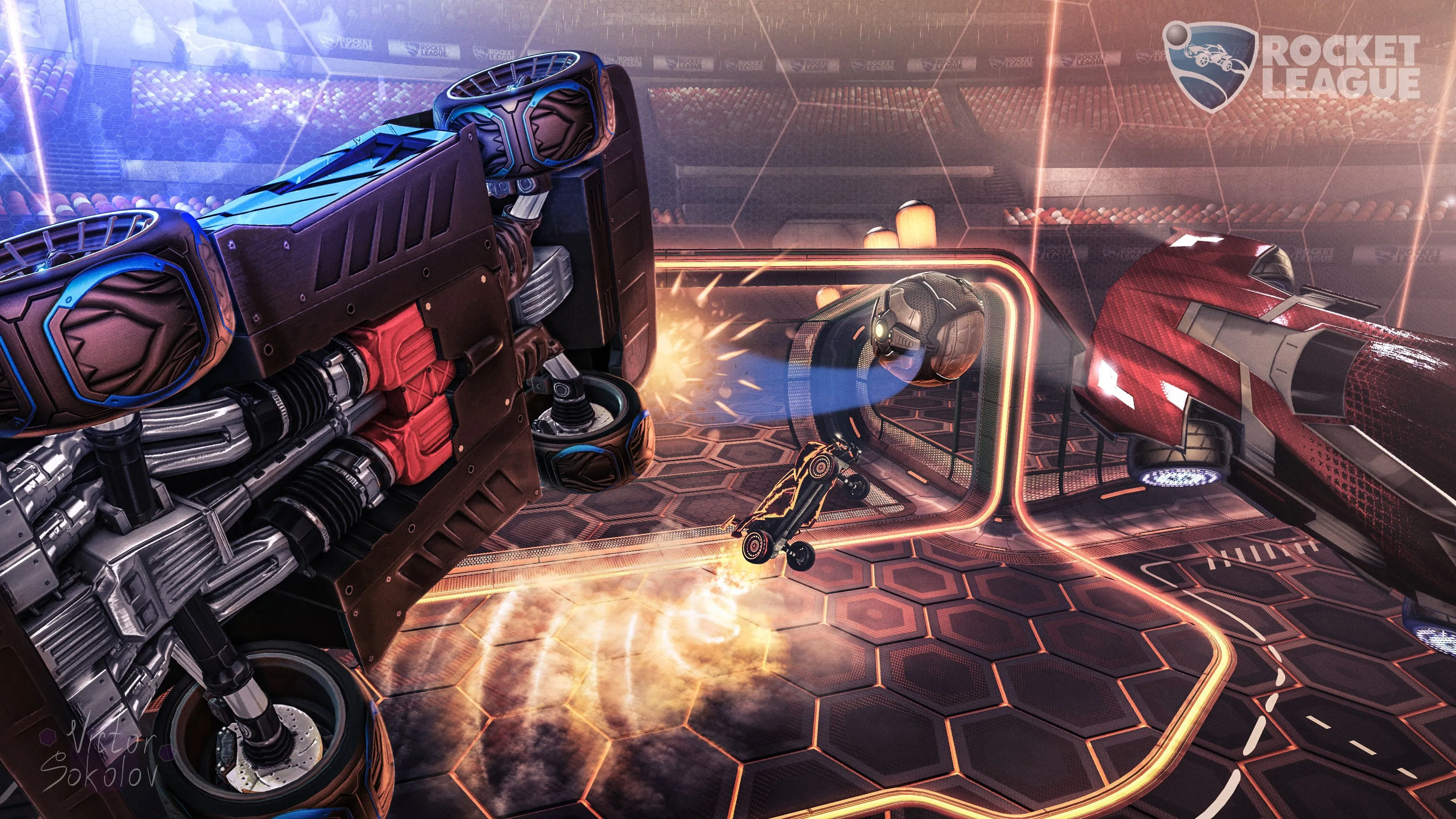 Desktop wallpaper: Rocket League, Video Game 4K free download for PC. 1529869