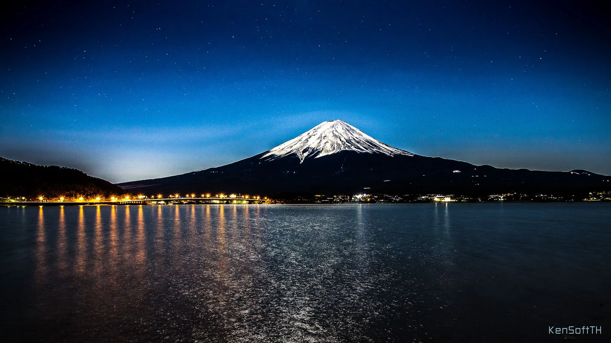 Mt.Fuji under Starry Sky
