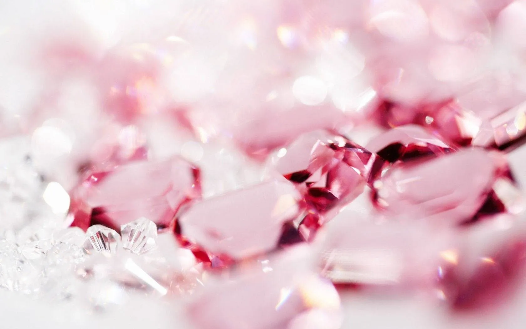 Download Rose Pink Crystal Wallpaper