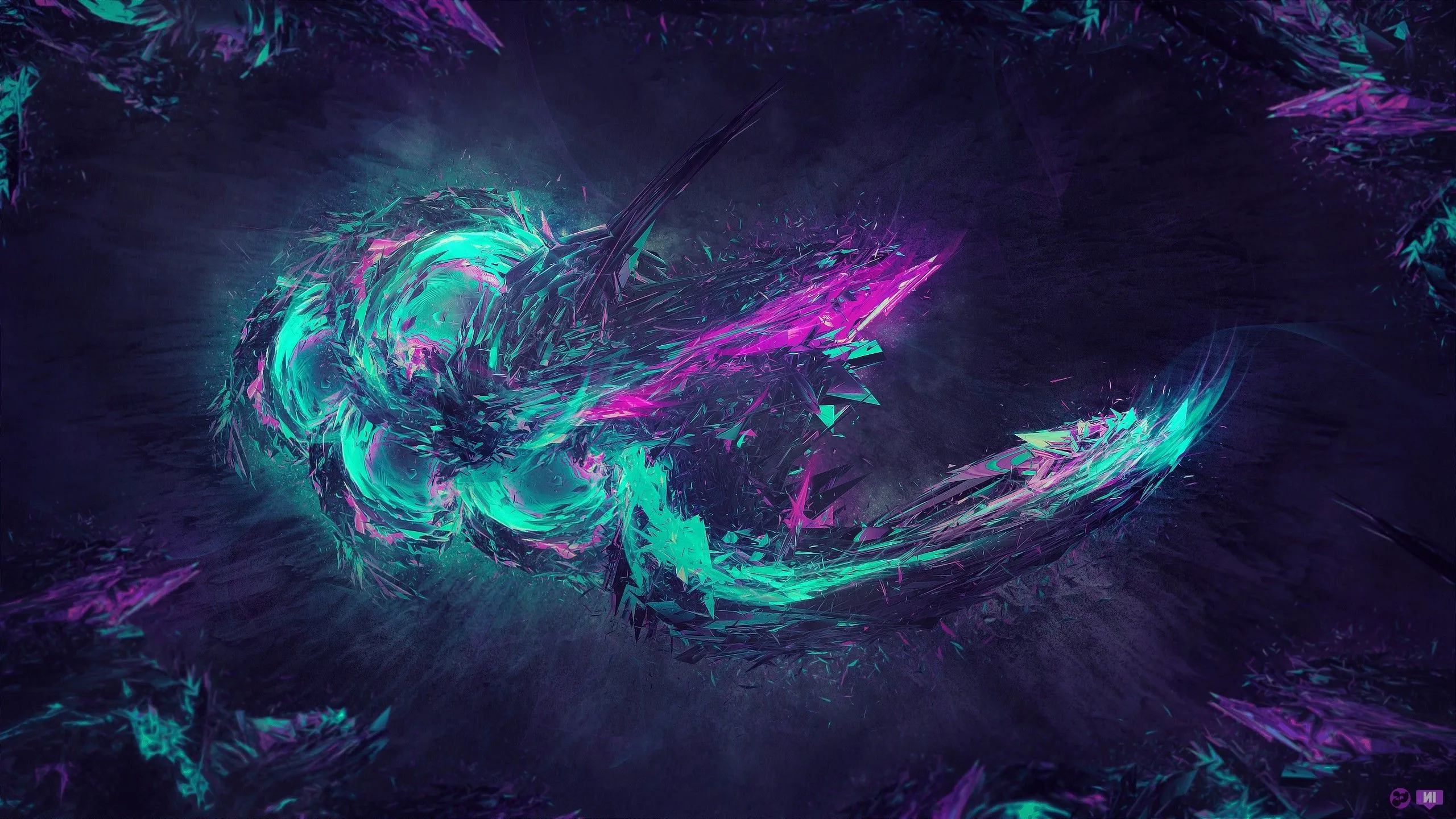 abstract, Crystal Wallpaper HD / Desktop and Mobile Background