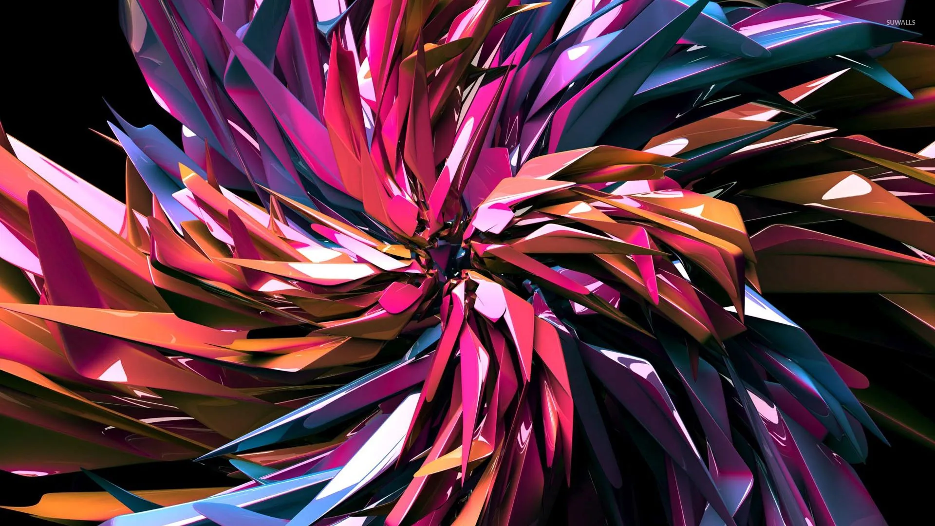 Crystal swirl wallpaper wallpaper