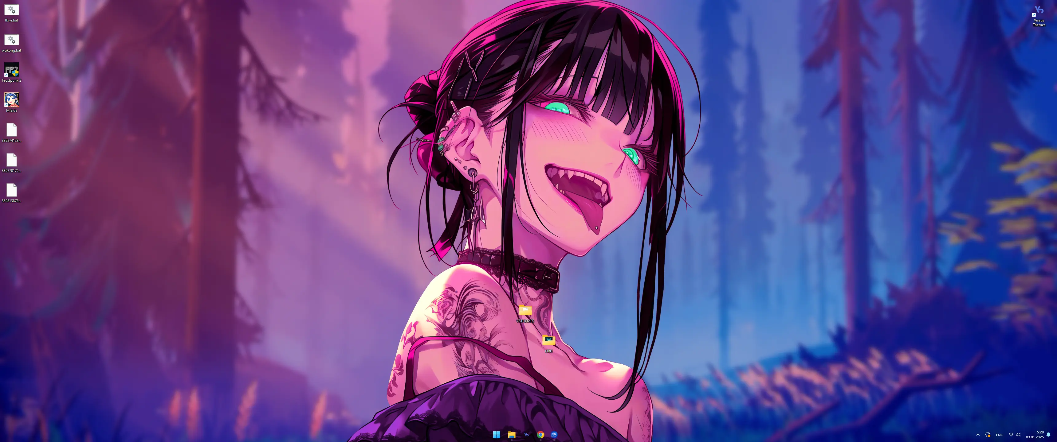 Live wallpaper Crimson Witch Girl download on VSThemes.org