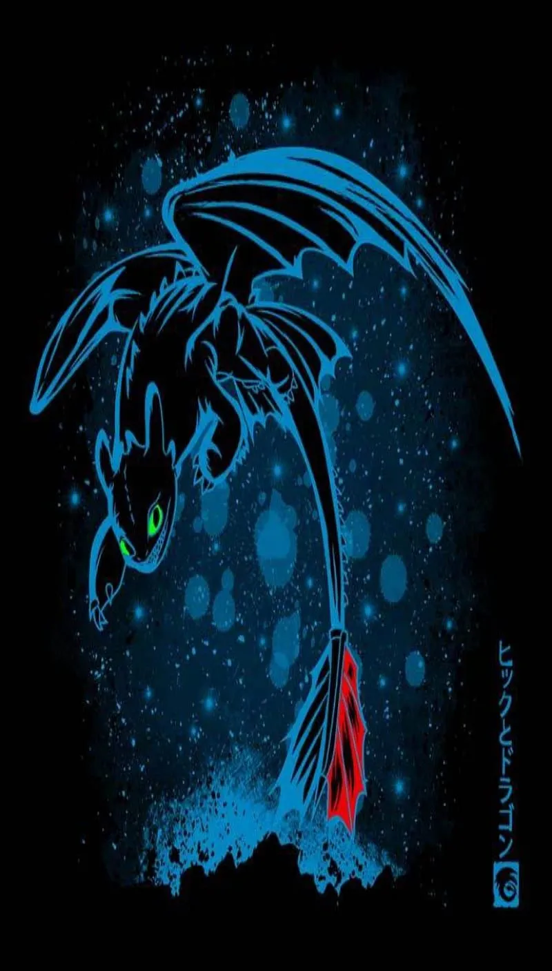 Toothless, httyd, dragon, night fury, HD phone wallpaper