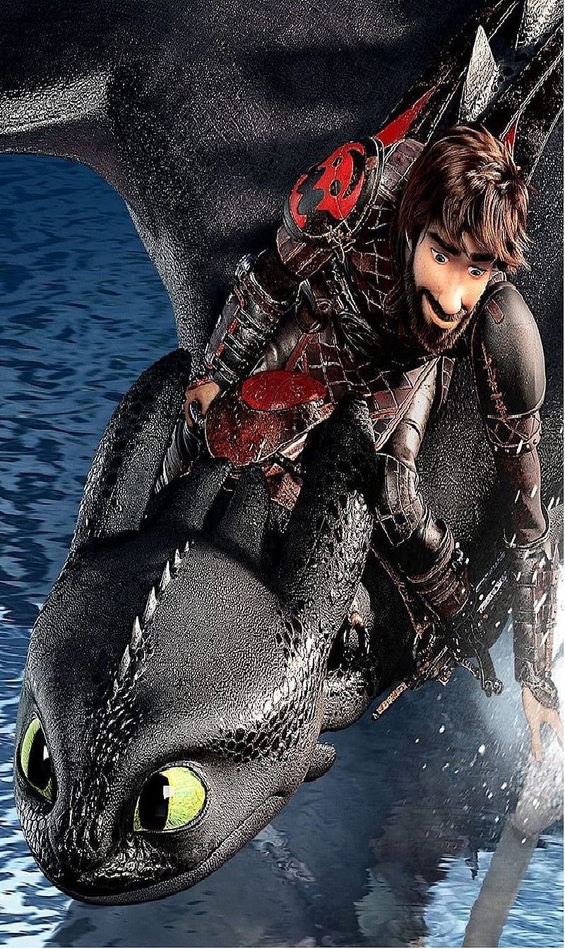 Hiccup and Toothless, HD phone wallpaper
