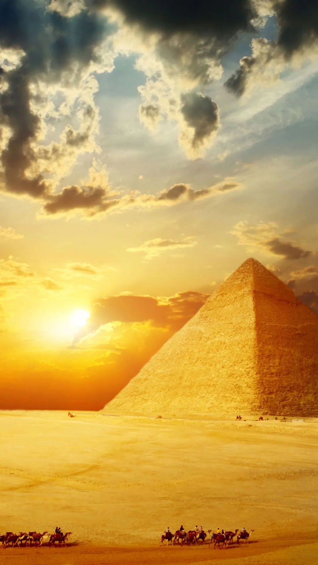 Egyptian Pyramids Wallpaper for Android Mobile Smartphone [Full HD]