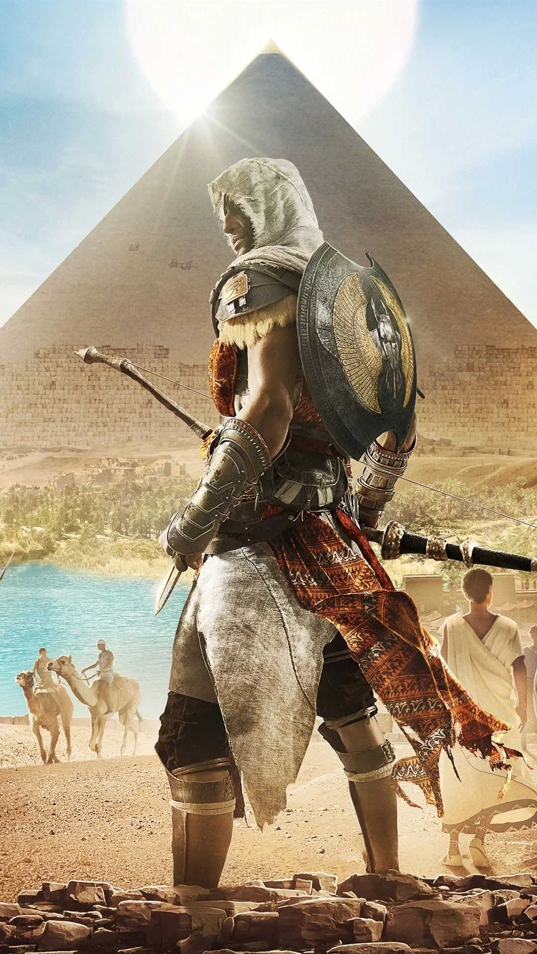 Assassin's Creed: Origins, Egypt, Pyramid 1080x1920 IPhone 8 7 6 6S Plus Wallpaper, Background, Picture, Image