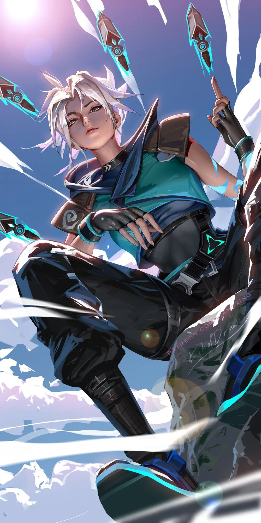 Jett (Valorant) Mobile Wallpaper by Kiko.L Anime Image Board