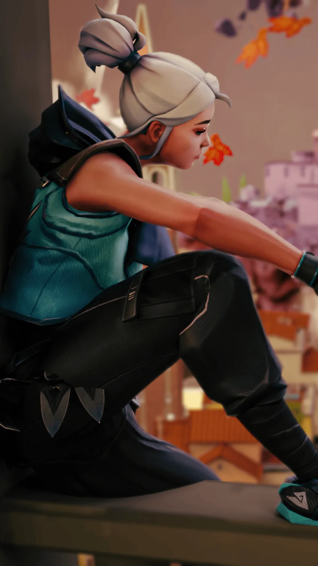 Jett Wallpaper 4K, 3D Render, Valorant