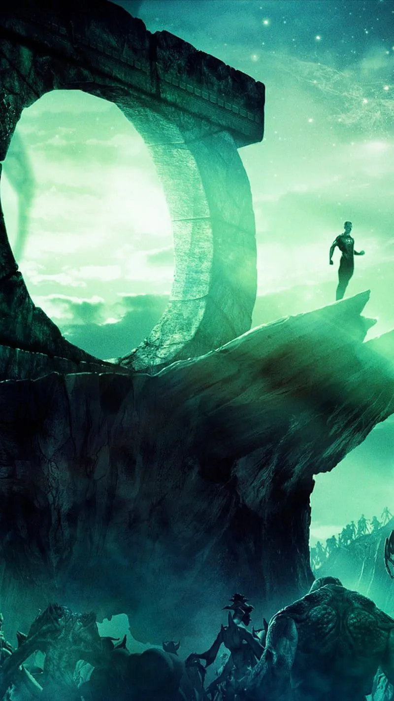 Green lantern, character, hero, logo, movie, HD phone wallpaper