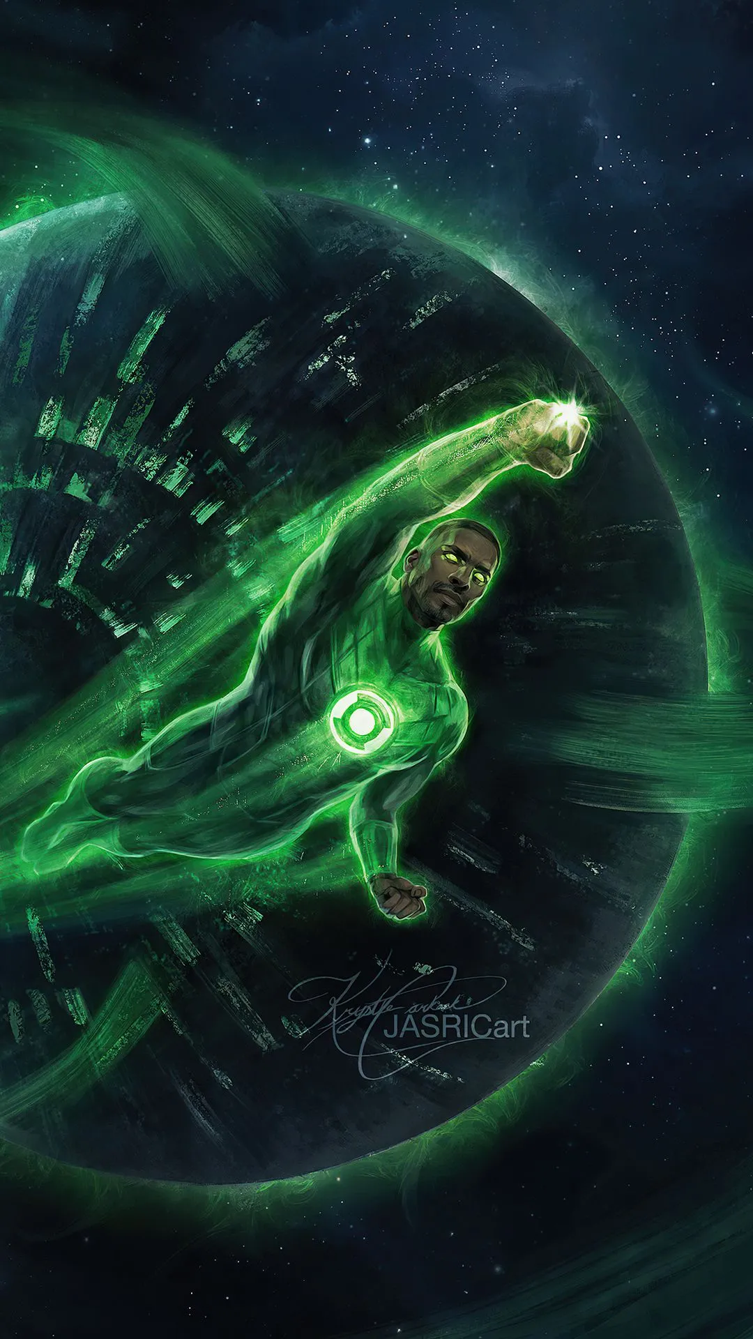 Phone wallpaper: Comics, Green Lantern, Superhero, Dc Comics, John Stewart (Green Lantern) 1181679