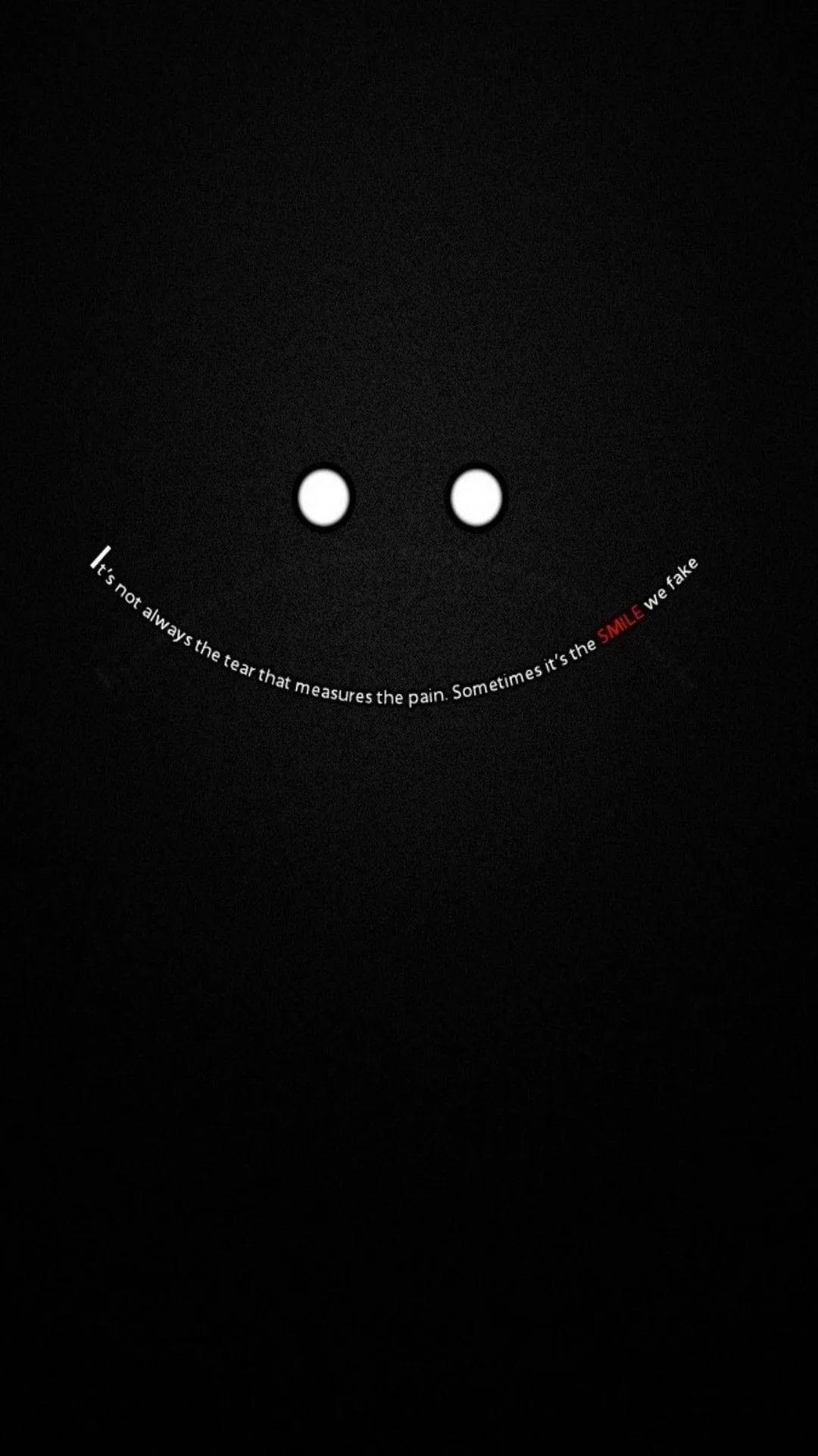 Download Dark Android Fake Smile Quote Wallpaper