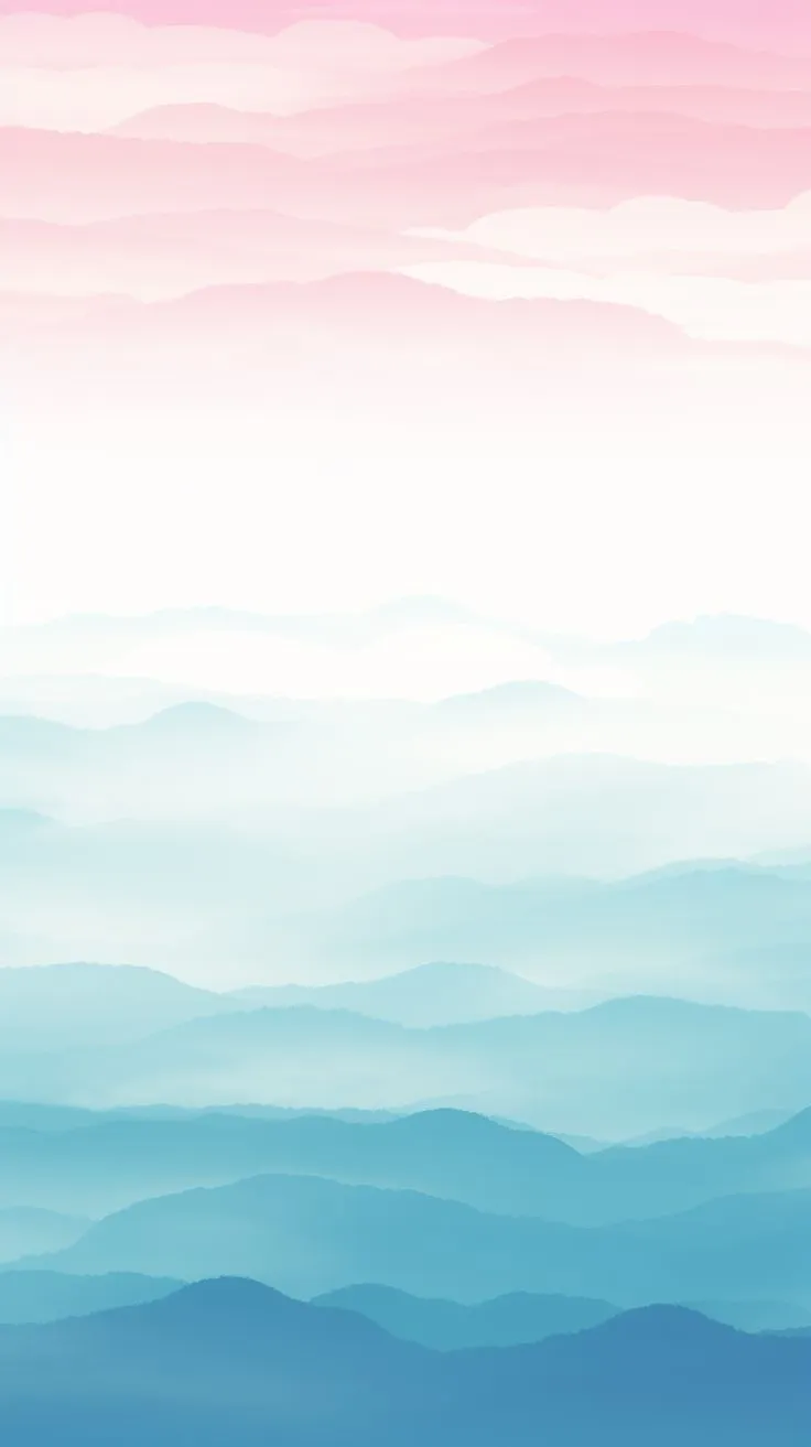 Pastel Minimalistic Phone Wallpaper in pink and blue