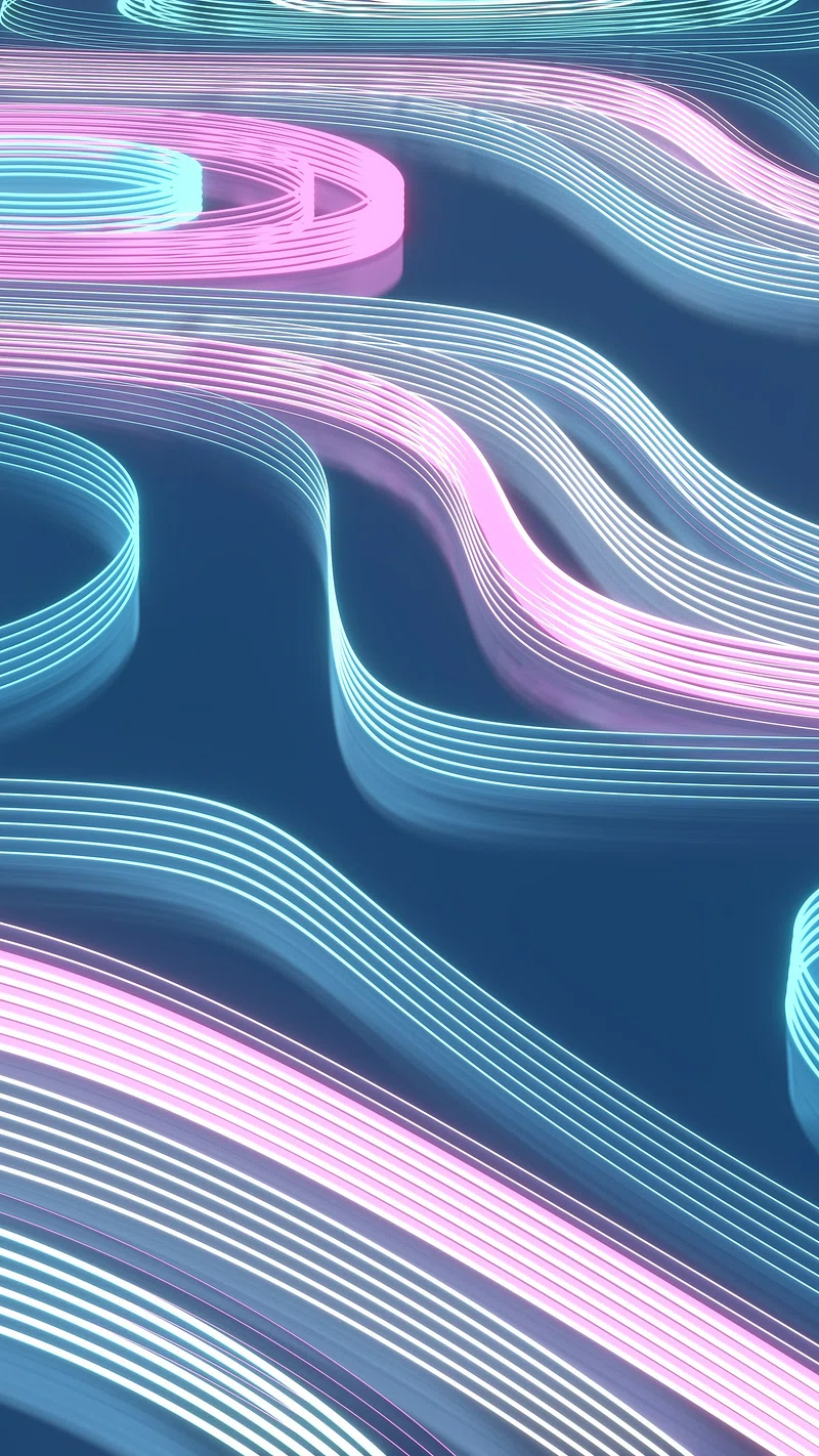 Pastel pink topography mobile wallpaper