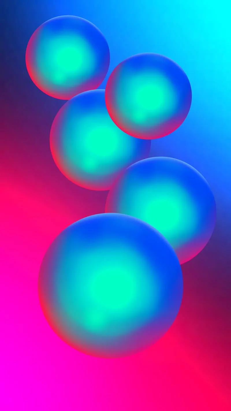 Abstraction balls, abstract, background, ball, blue, bubble, circle, color, fotm, HD phone wallpaper