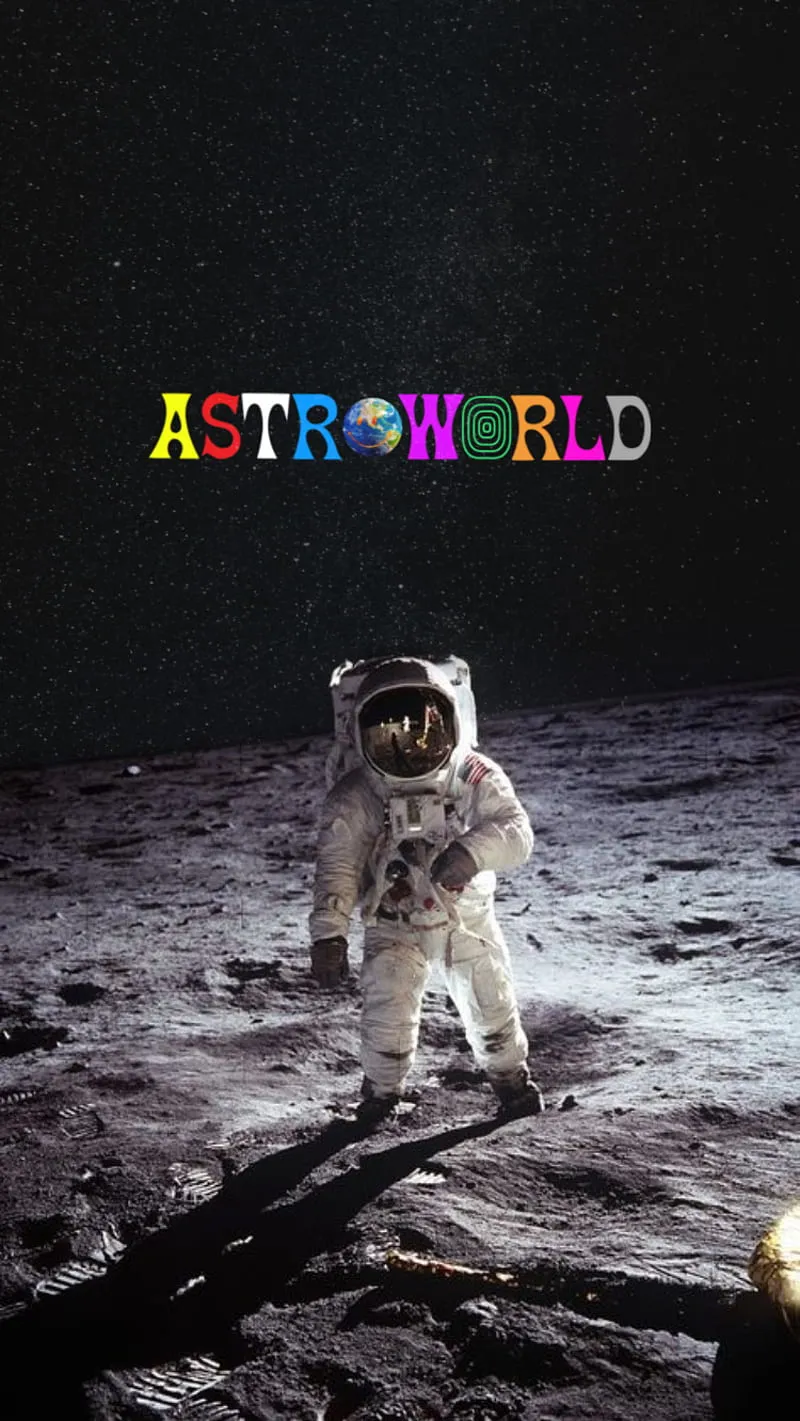 ASTROWORLD, moon, space, travs scott, HD phone wallpaper