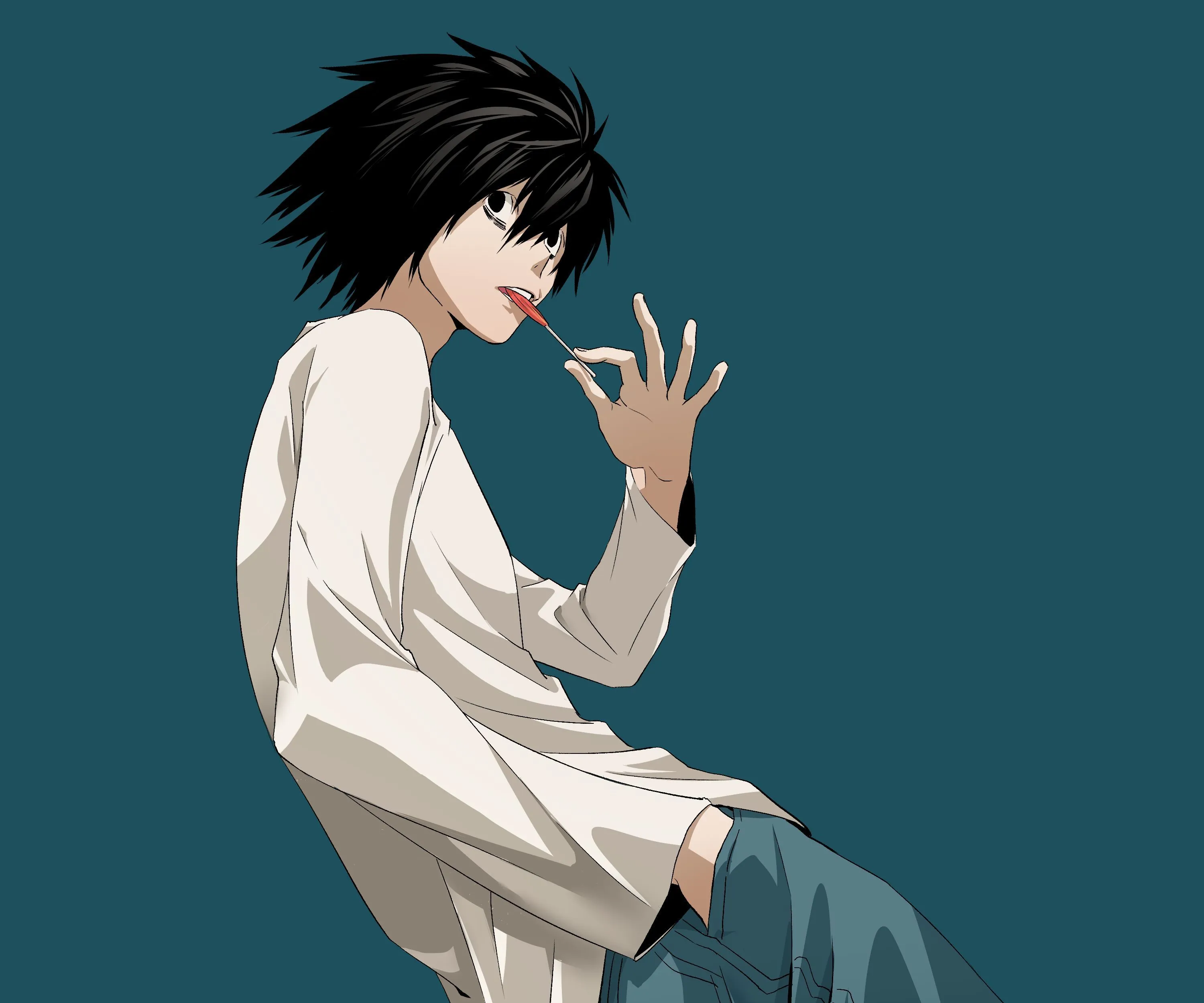 Desktop wallpaper: Anime, Death Note, L (Death Note) 4K free download for PC. 1049363