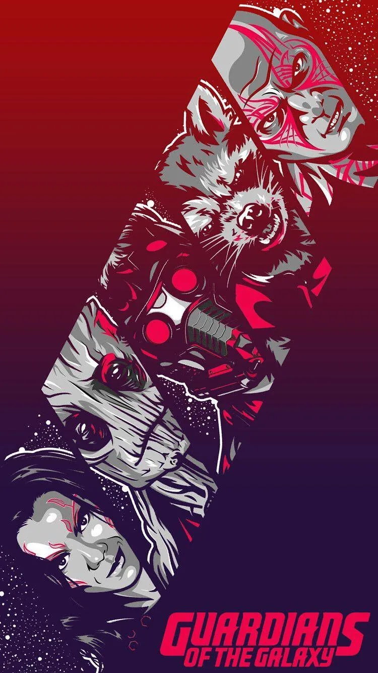 Download Guardians Of The Galaxy Mobile Art Wallpaper