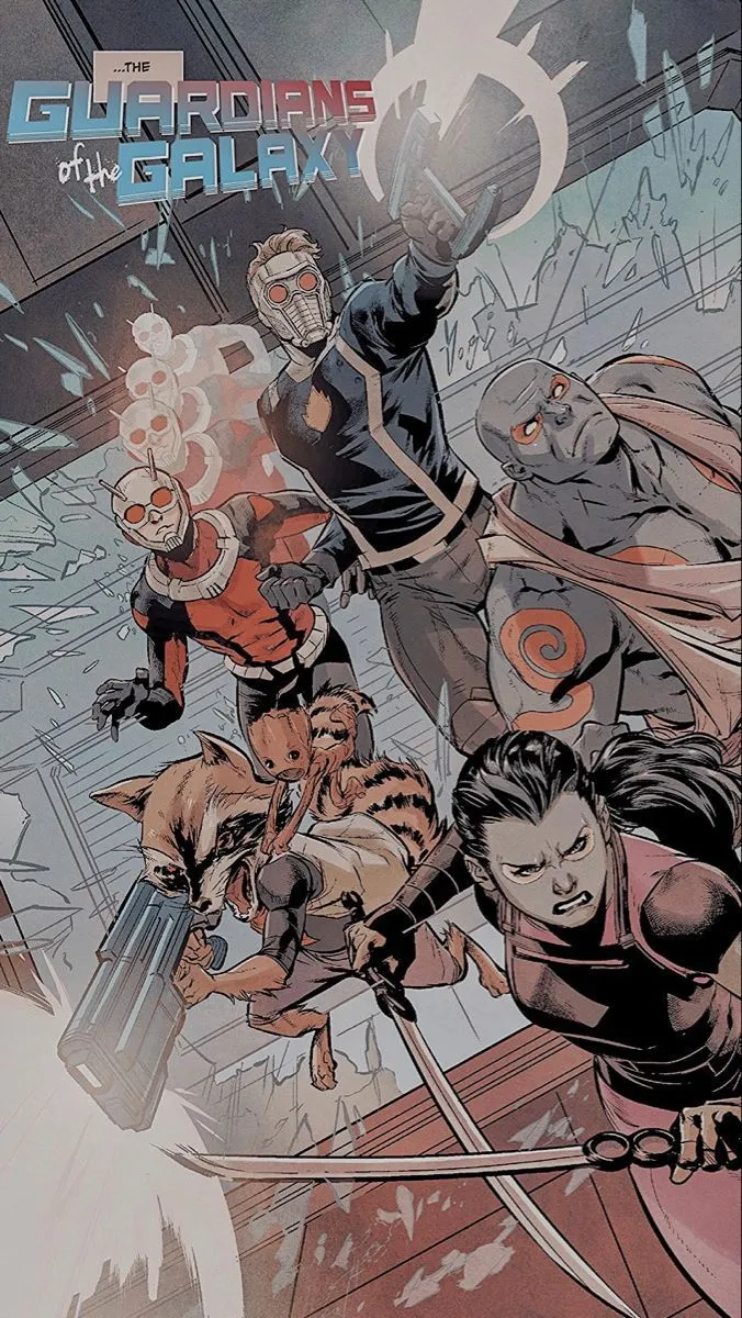 guardians of the galaxy comic wallpaper // lockscreen ⊹ ⋆ ﾟ