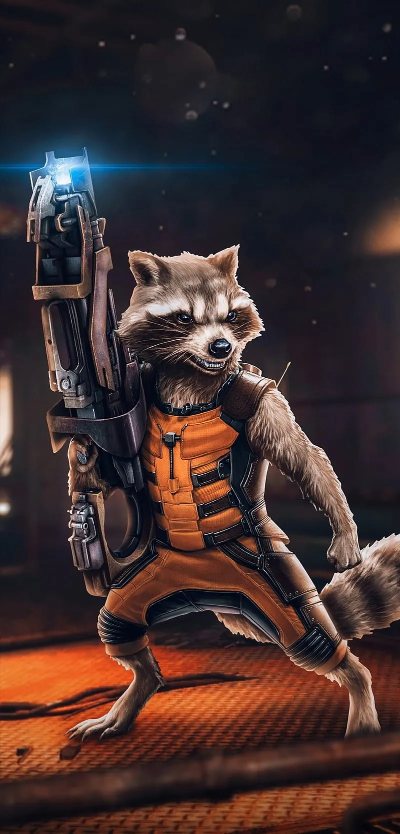 Mad Raccoon, cyber, destiny 2, film, game, guardian, guardian of galaxy, gun, HD phone wallpaper