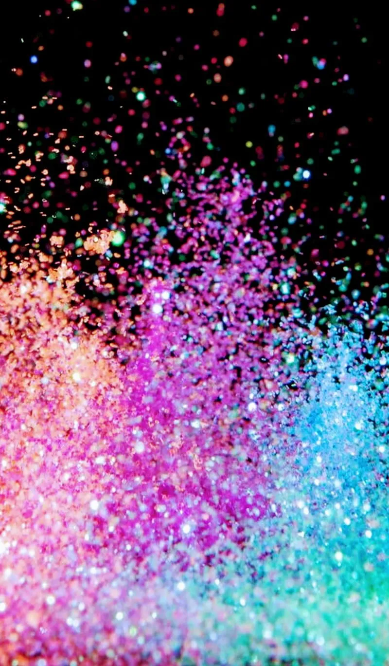 Sparkles dropping, colorful, cute, glitter, gorgeous, ombre, pretty, screen, HD phone wallpaper