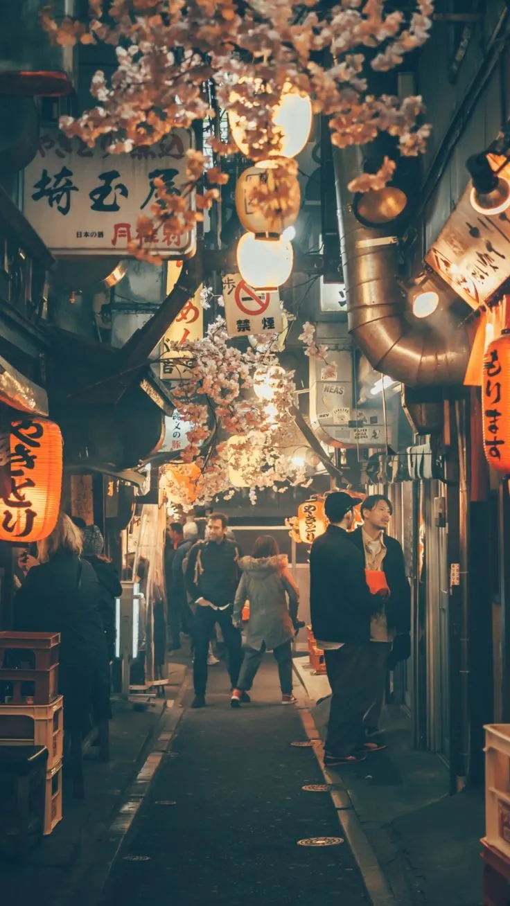 Busy Street in Japan Mobile Wallpaper HD