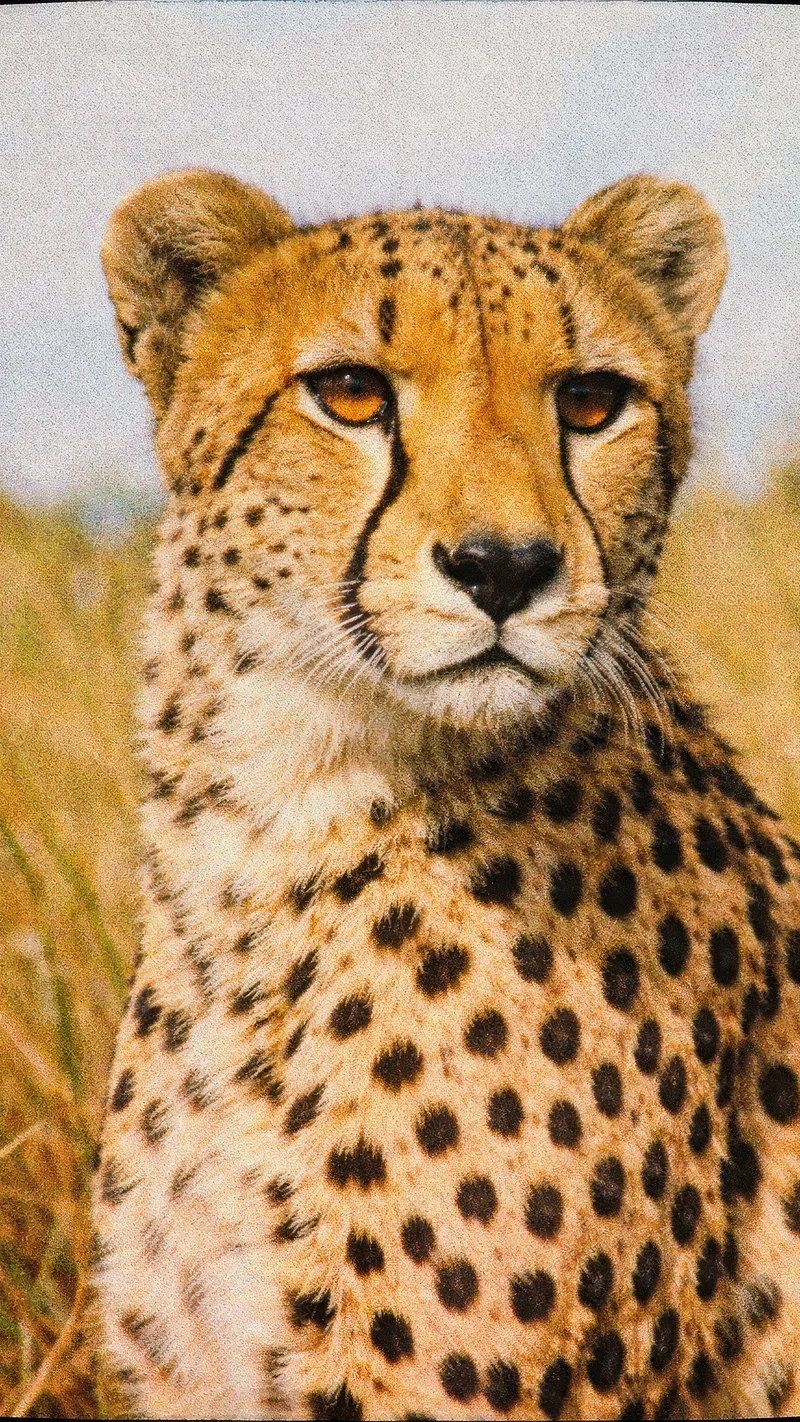 Cheetah Collage Image Wallpaper