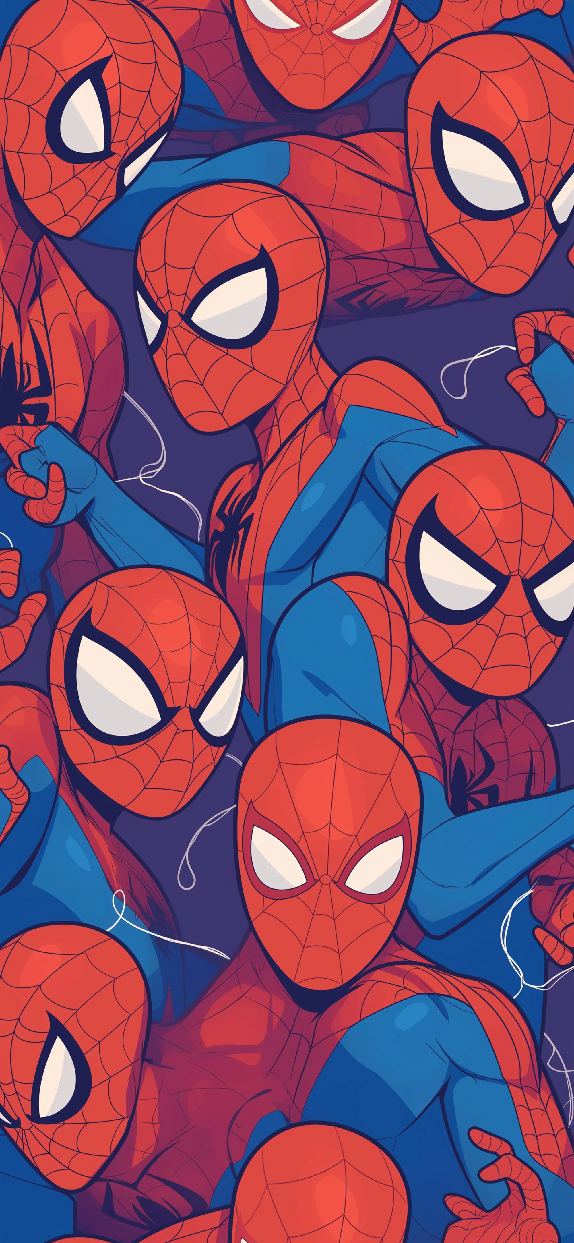 Spider Man Cartoon Icon Pattern Wallpaper Wallpaper HD