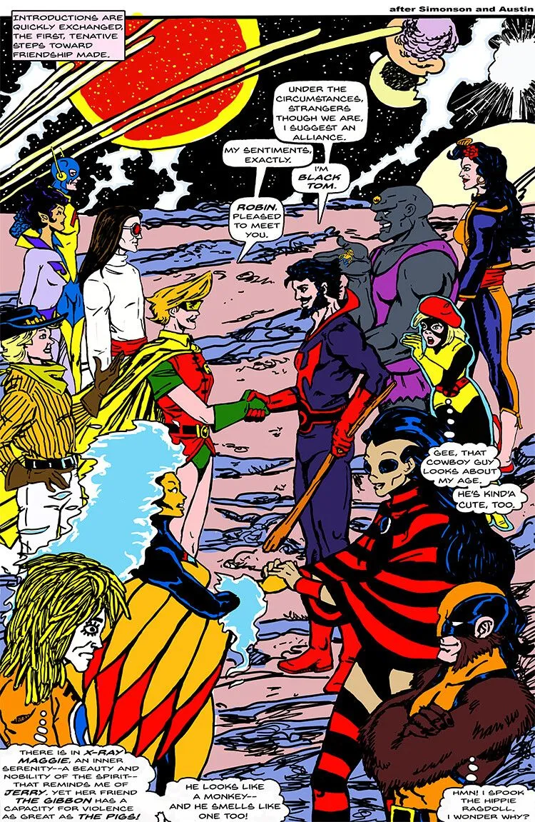 Uncanny X Men Of Earth 24873 And New Teen Titans Of Earth Two Four Eight Seven Three