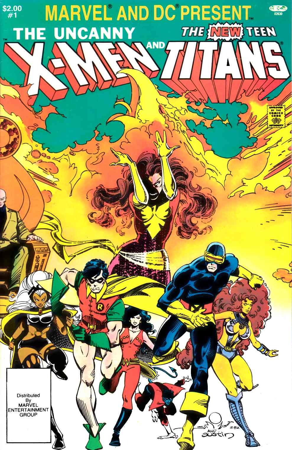 Marvel DC Present X Men Teen Titans Very Fine (8.0) [Marvel Comic]