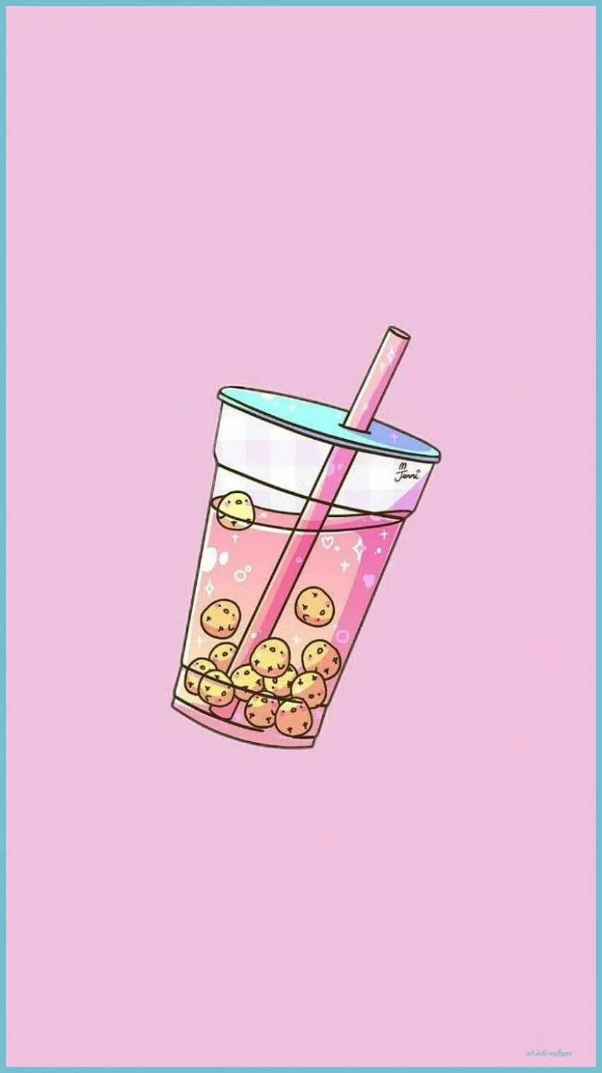 Boba Aesthetic, kawaii boba HD phone wallpaper