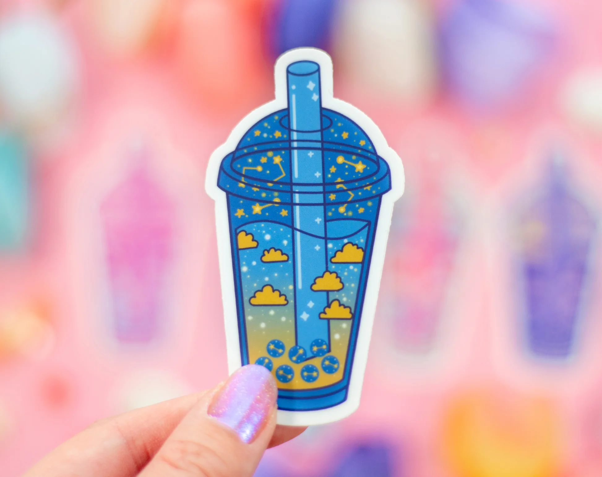 Bubble Tea Drink Sticker