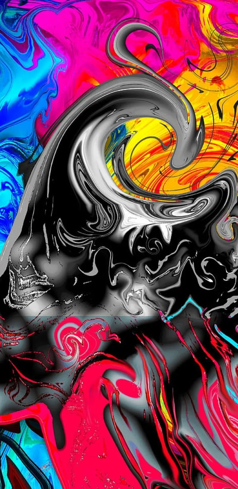 HD drip art wallpaper