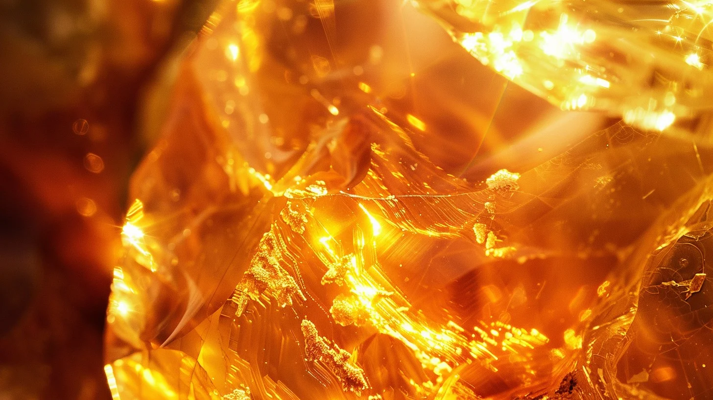 Free Glistening Amber Gems Image, Gems, Crystal