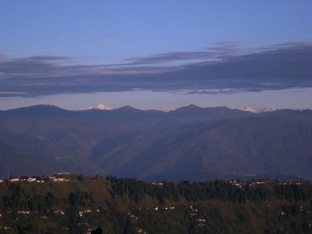 Mt.Everest from Tiger Hill. This heavenly view is taken fro