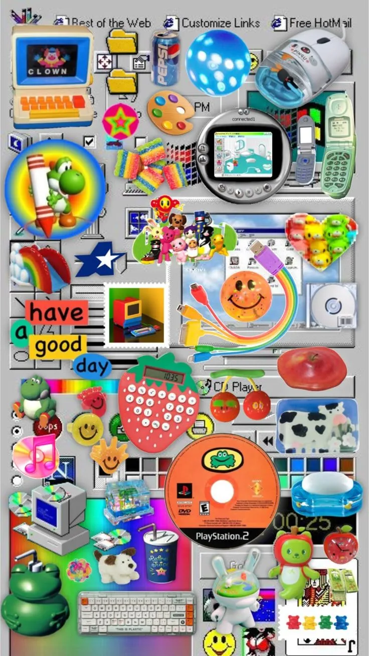 The internet is full of wonderful things for those kind enough to discover them #kidcore #internetcore #vintage #oldinternet s #wierdcore