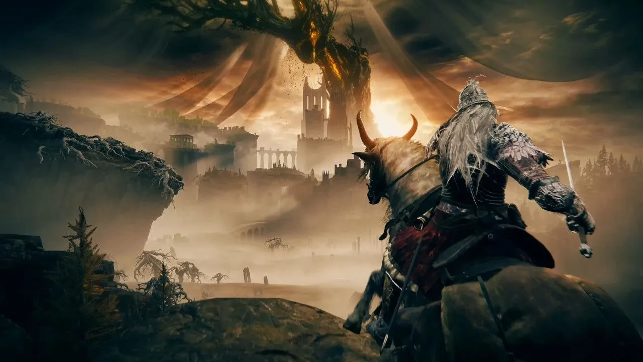 Elden Ring's Shadow of the Erdtree DLC will finally change the blinding white Bandai Namco logo screen