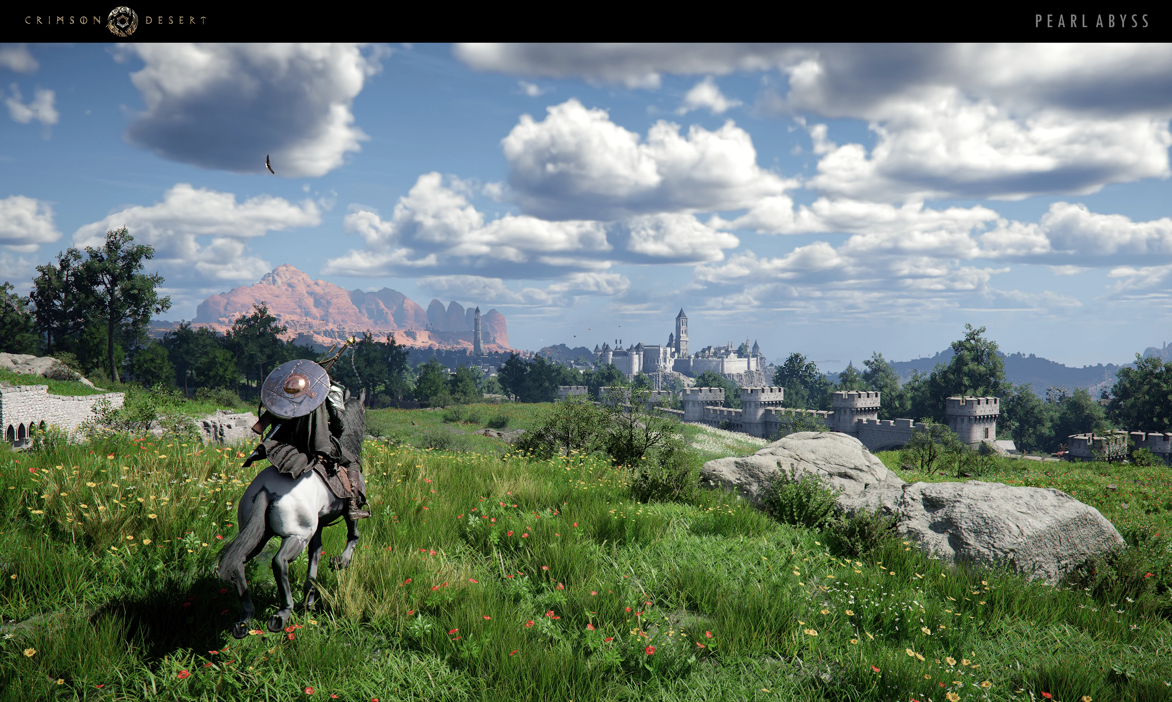 Crimson Desert: Epic Horse Riding in 4K Ultra HD Wallpaperx2300