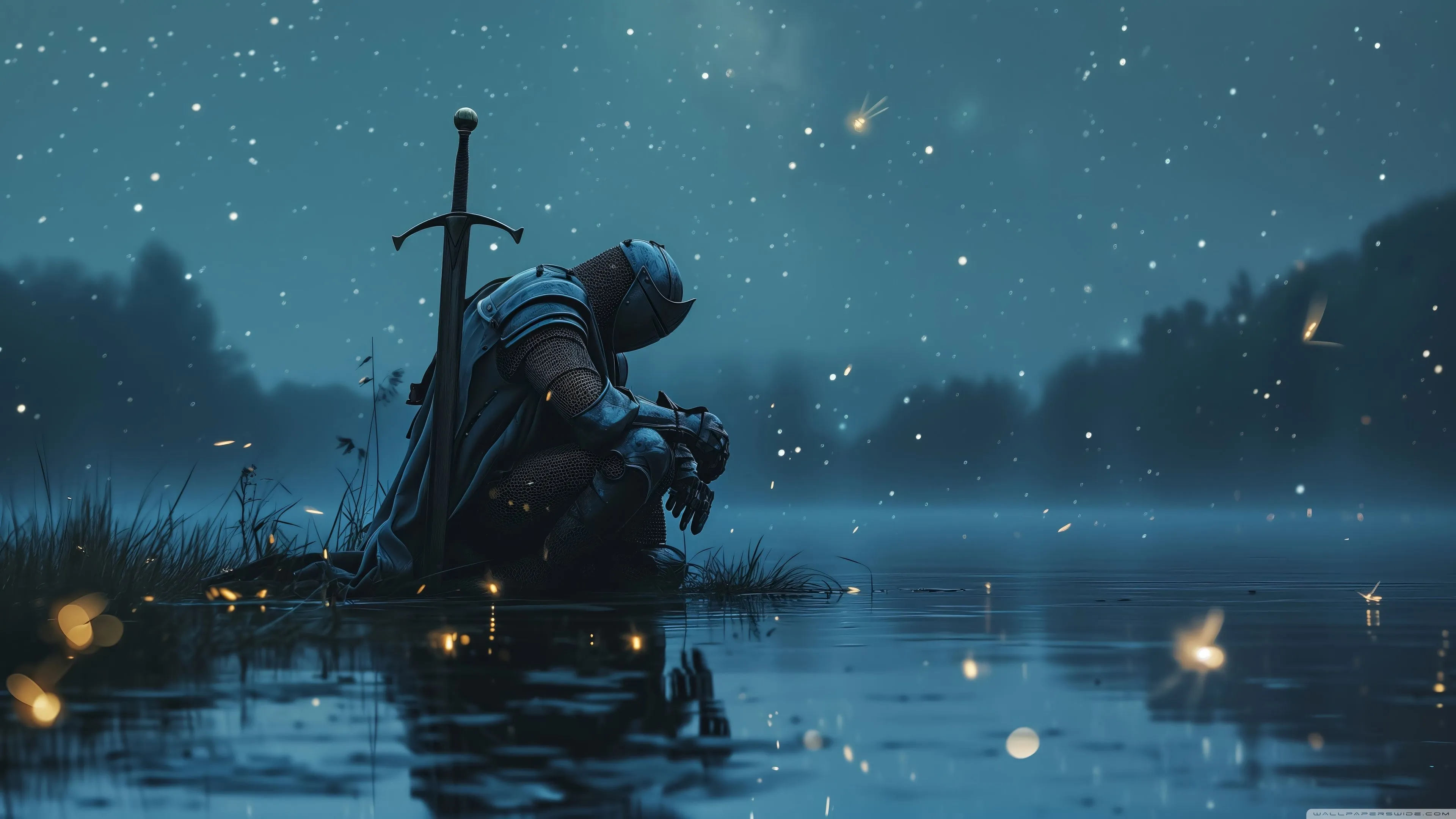 Knight Art 4K UHD Wallpaper for UltraHD Desktop and TV, Widescreen and UltraWide Display, Dual Monitor