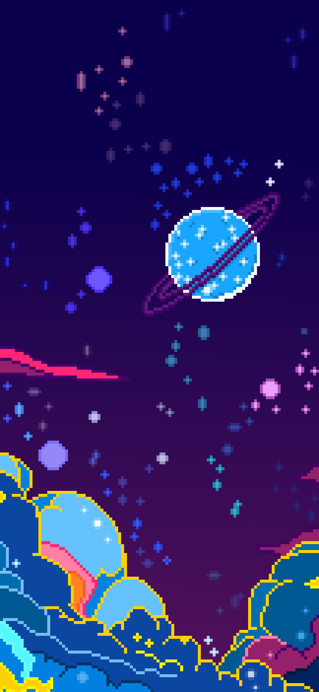 Pixel Art Phone Wallpaper, HD Background on WallpaperBat