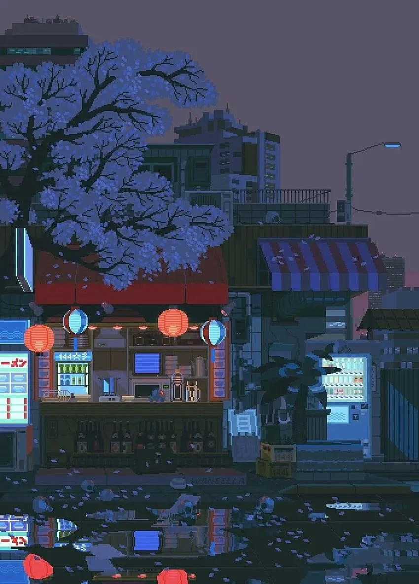 Phone discovered, Japanese Pixel HD phone wallpaper