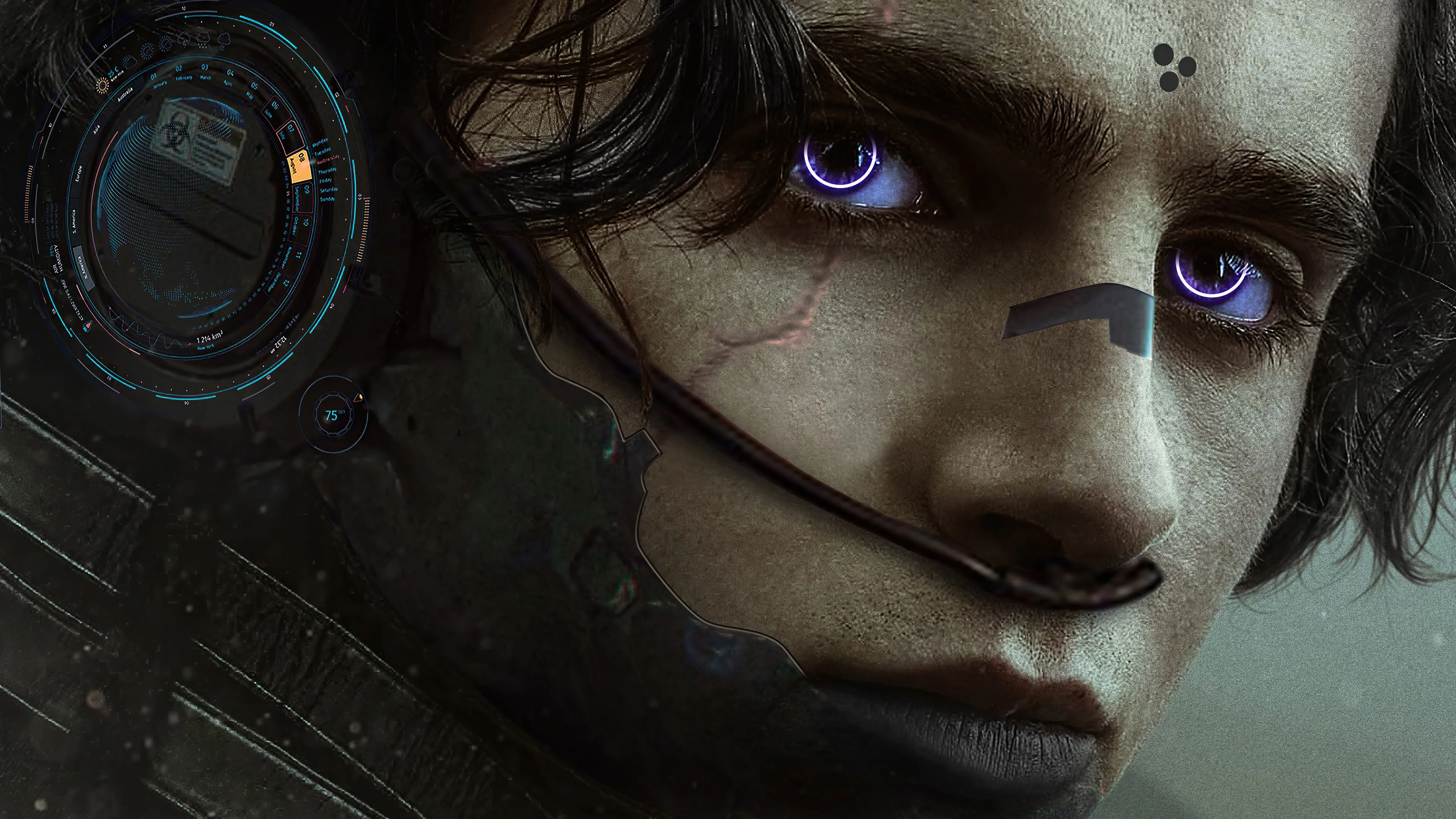 Dune X Cyberpunk Wallpaper 4k for Desktop