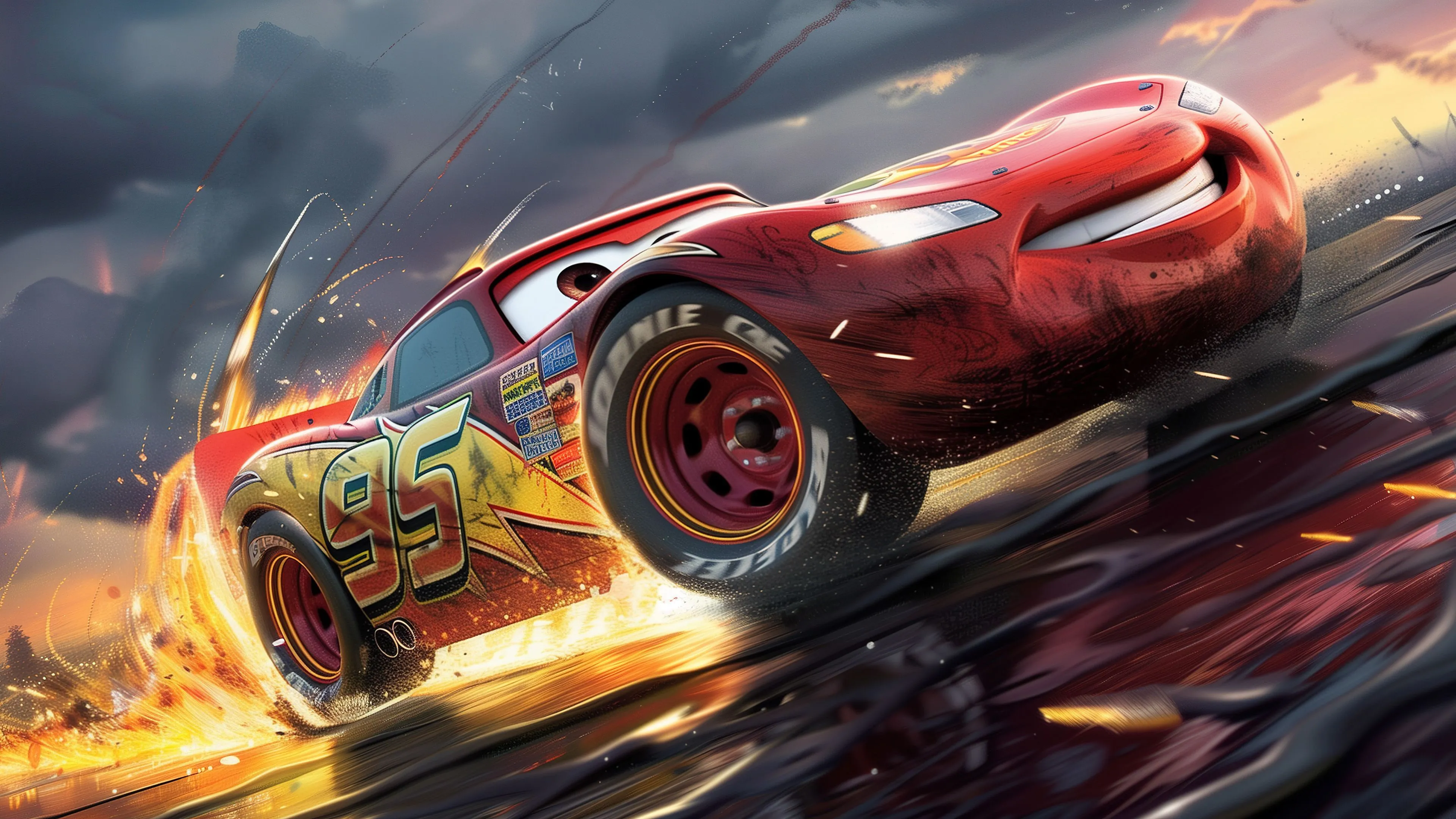 Lightning McQueen Wallpaper and Background