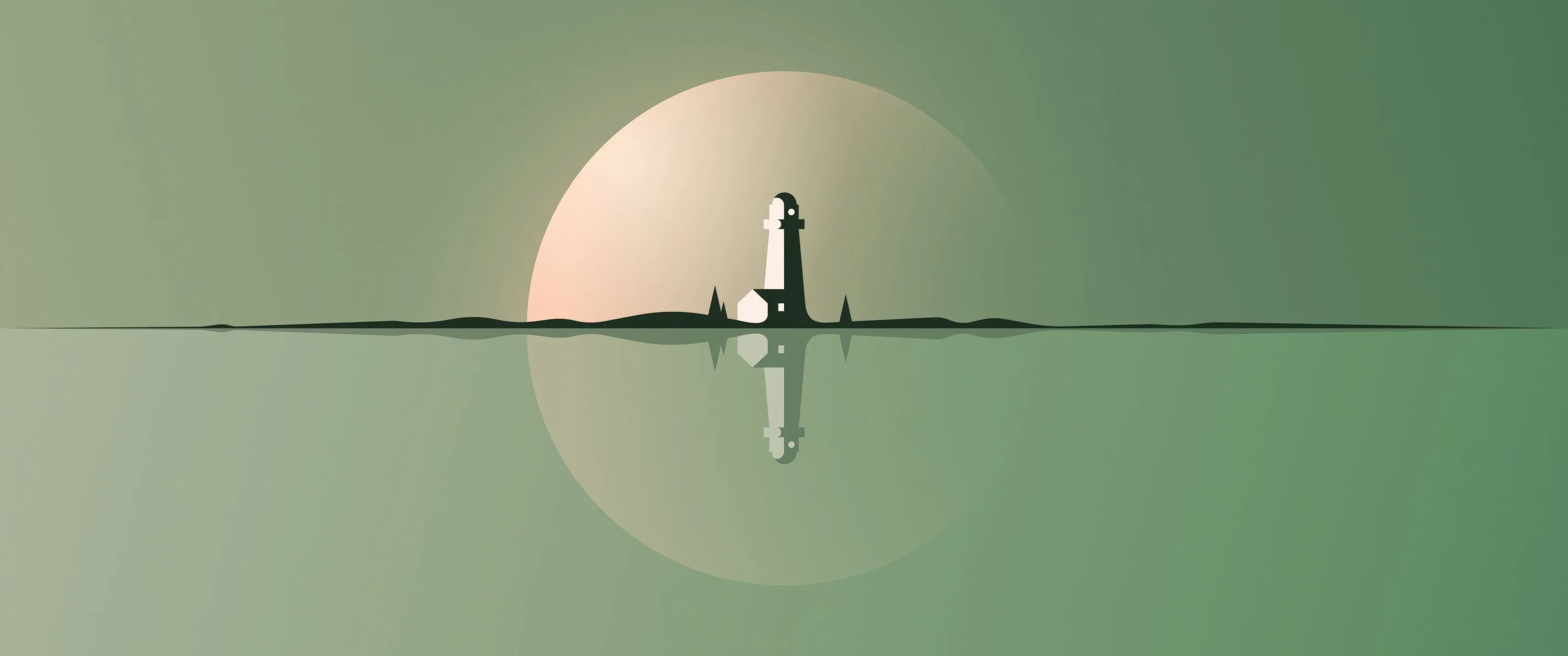 Minimal Reflection Of The Light House UltraWide Quad HD 1440P , HD 4k Wallpaper, Image, Background, Photos and Picture