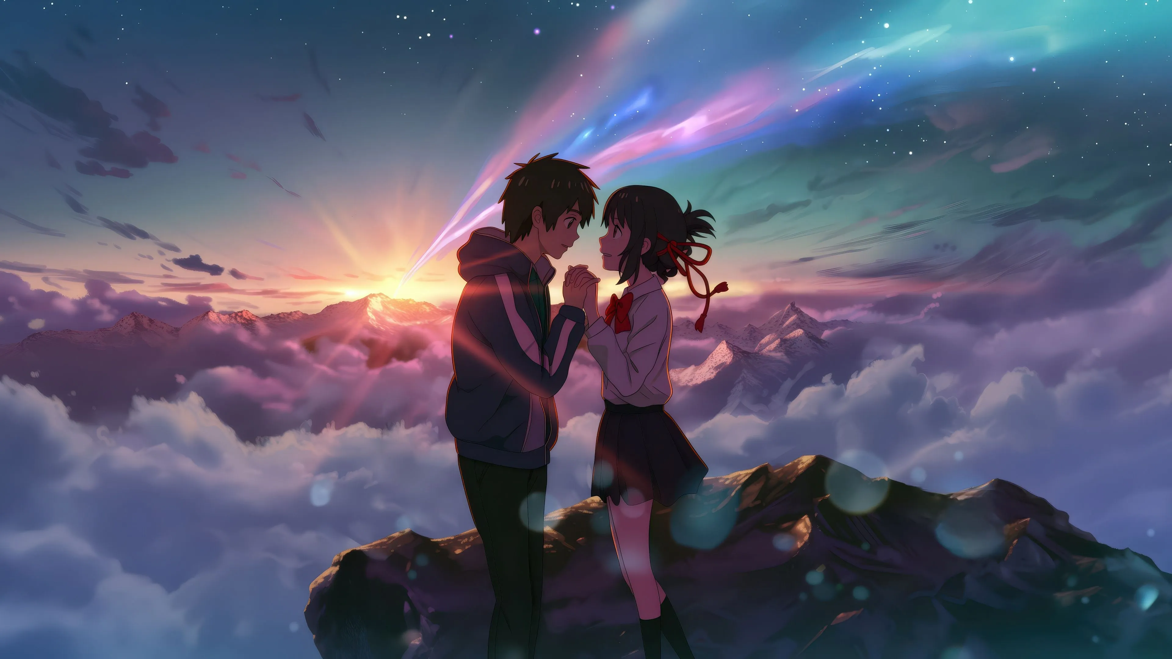 Kimi no Na wa Wallpaper 4K, Love couple, Your Name
