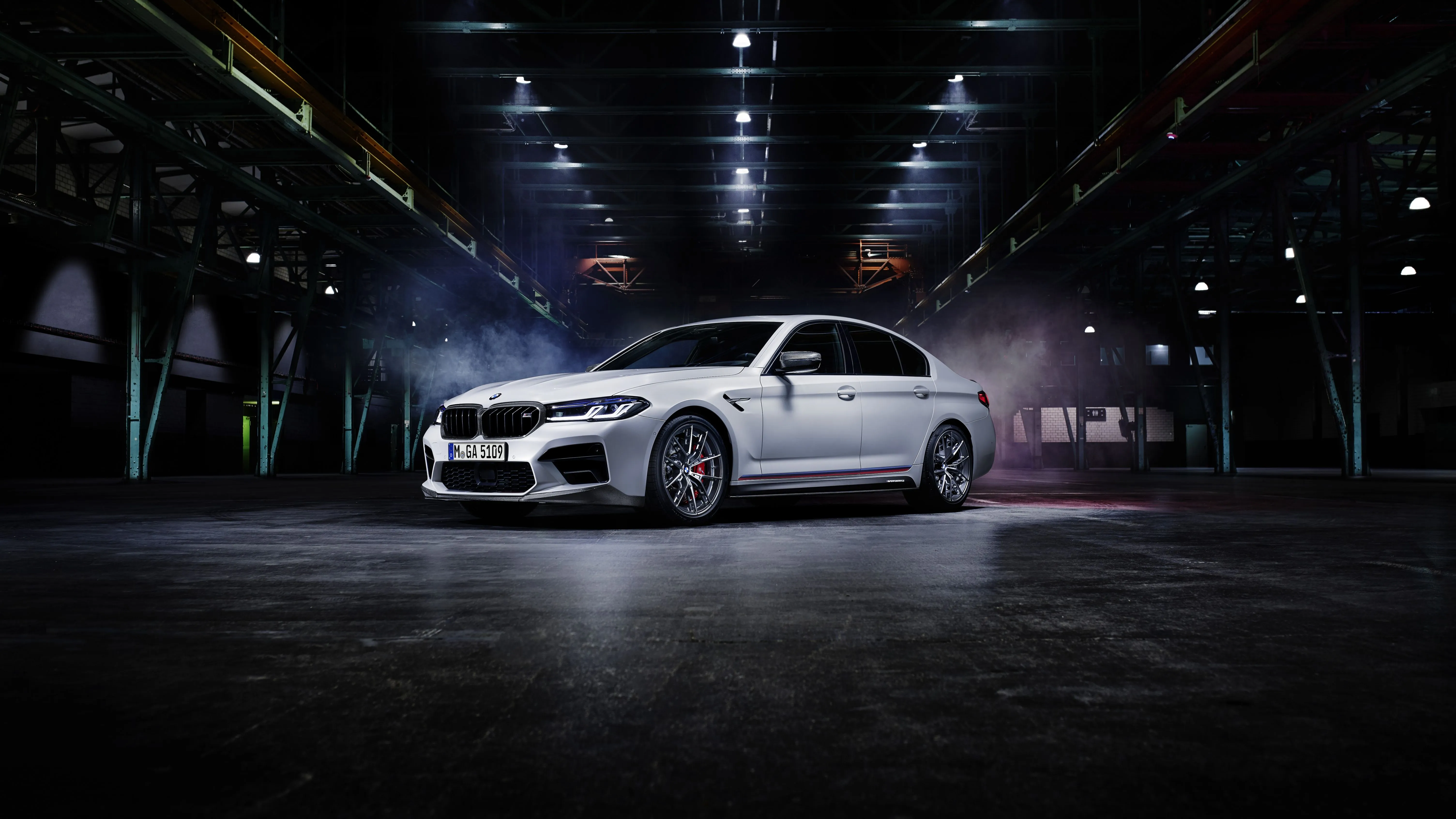BMW M5 Competition Wallpaper 4K, Sports sedan
