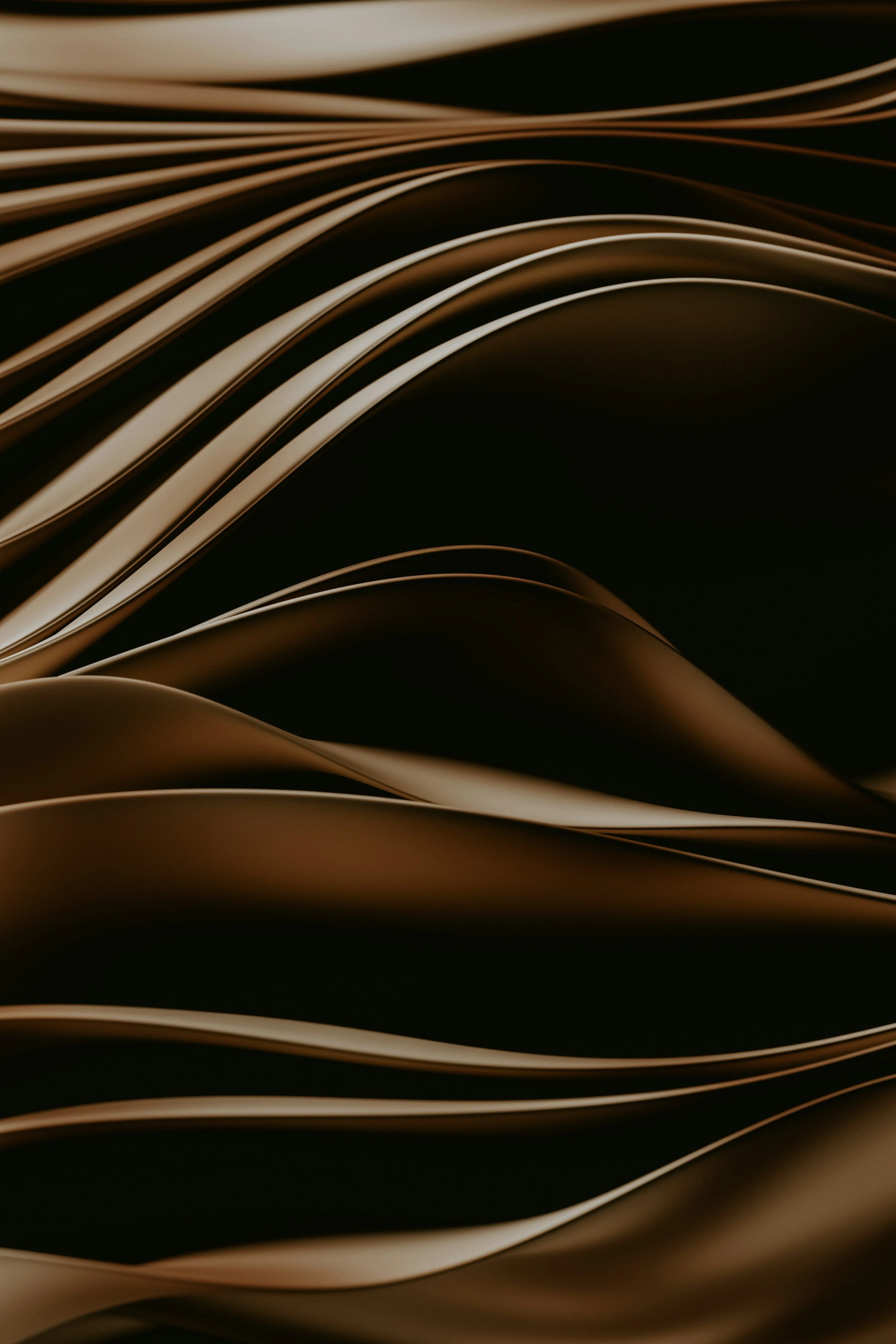 A brown abstract background with wavy lines photo